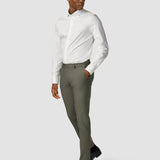 Essential Suit Pants Slim Green Melange