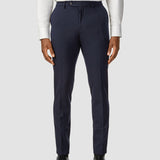 Essential Suit Pants Slim Navy Pinstripe