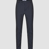 Essential Suit Pants Slim Navy Stripes