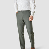 Essential Suit Pants Regular Green Melange