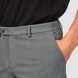 Essential Suit Pants Relaxed Fit Dark Grey Melange