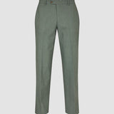 Essential Suit Pants Relaxed Fit Green Melange