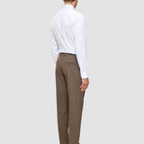 Essential Suit Pants Regular Saddle Brown Melange