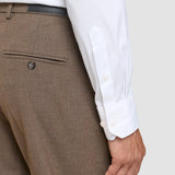 Essential Suit Pants Regular Saddle Brown Melange