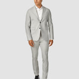 Essential Suit Pants Slim Teal Blue