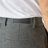 Heavy Edition Pants Regular Grey Herringbone 2.0