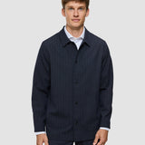 Heritage Overshirt Dark Navy Pinstripe
