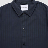 Heritage Overshirt Dark Navy Pinstripe
