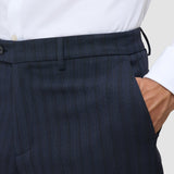Heritage Pants Relaxed Fit Dark Navy Pinstripe