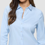 Women's Oxford Shirt Sky Blue Slim