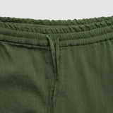 Refined Linen Pants Clover Green
