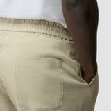Refined Linen Pants Soft Sand