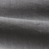 Refined Linen Bowling Short Sleeve Shirt Stone Grey