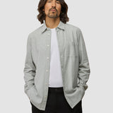 Seersucker Casual Shirt Green Stripes