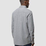 Seersucker Casual Shirt Navy Stripes