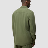 Seersucker Casual Shirt Clover Green