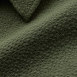 Seersucker Casual Shirt Clover Green
