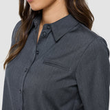 Women's Skye Shirt Charcoal Melange