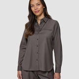 Women's Skye Shirt Dark Chestnut Melange