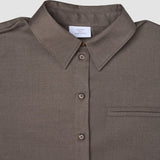 Women's Skye Shirt Dark Chestnut Melange