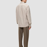 Soft Flannel Shirt Beige