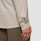 Soft Flannel Shirt Beige