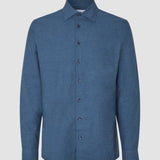 Soft Flannel Shirt Dark Navy
