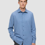 Soft Flannel Shirt Dusky Blue