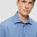 Soft Flannel Shirt Dusky Blue