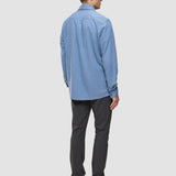 Soft Flannel Shirt Dusky Blue