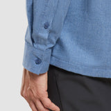 Soft Flannel Shirt Dusky Blue