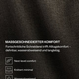 Essential Suit Pants Regular Moss Green Pinstripe