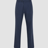 Tech Wool Suit Pants Relaxed Fit Navy