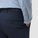 Tech Wool Suit Pants Relaxed Fit Navy