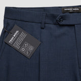 Tech Wool Suit Pants Relaxed Fit Navy