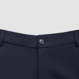 Tech Linen Elastic Pants Midnight Blue