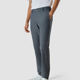 Tech Linen Elastic Pants Navy