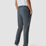 Tech Linen Elastic Pants Navy