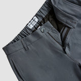 Tech Linen Elastic Pants Navy