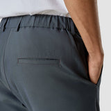 Tech Linen Elastic Pants Navy