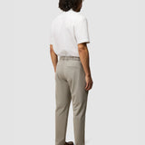 Tech Linen Elastic Pants Raw Beige