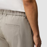Tech Linen Elastic Pants Raw Beige