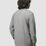 Tech Linen Casual Shirt Charcoal