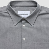 Tech Linen Casual Shirt Charcoal