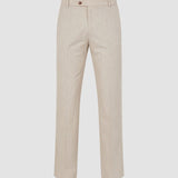 Tech Linen Suit Pants Relaxed Fit Sandshell