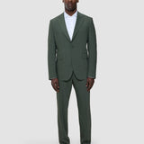 Tech Wool Suit Pants Regular Green Night