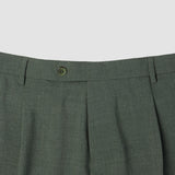 Tech Wool Suit Pants Regular Green Night