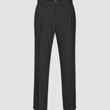 Tech Wool Suit Pants Relaxed Fit Black