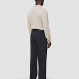 Tech Wool Suit Pants Relaxed Fit Black