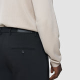 Tech Wool Suit Pants Relaxed Fit Black
